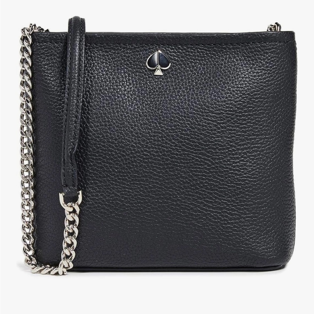 Kate Spade Dark Navy Crossbody Bag with Textured Leather